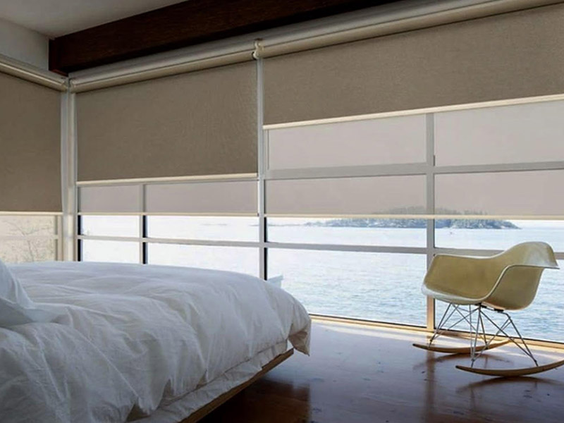 Cortina roller en cortinas modernas Chile